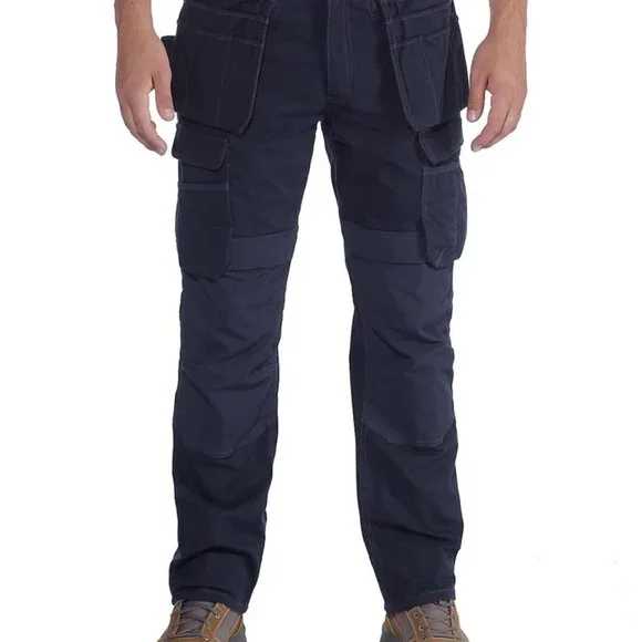 Carhartt Steel Relaxed Fit Double Front Multi-Pocket Cargo Trousers - Picture 4 of 11
